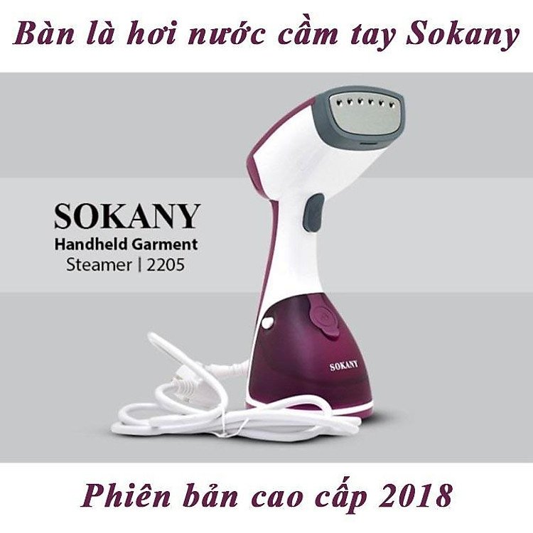 Máy ủi quần áo cầm tay SOKANY AJ2205 công suất 1200W hàng chính hãng nhập khẩu