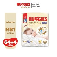 Miếng lót sơ sinh Huggies Skin Perfect NB1 duy trì độ pH tự nhiên và giảm thiểu ma sát