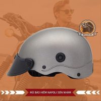 Mũ Bảo Hiểm Nửa Đầu Napoli NS Sơn Nhám Cao Cấp Phù Hợp Đi Phố Chính Hãng Giá Tốt