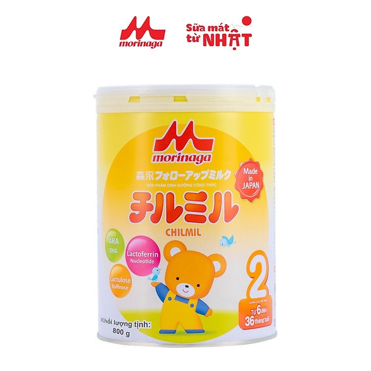 Mua ngay sữa Morinaga Số 2 Chilmil 800g để chăm sóc sức khỏe toàn diện cho con yêu