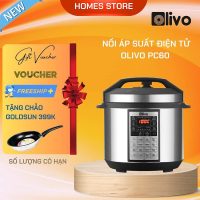 Mua Nồi Áp Suất Điện Olivo PC60 6L Chính Hãng Công Nghệ Mỹ Bảo Hành Dài Hạn