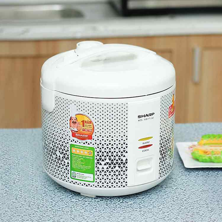 Mua Nồi Cơm Điện Nắp Gài Sharp KS-181TJV 1.8 Lít Chính Hãng Tại Cửa Hàng Uy Tín Nhất