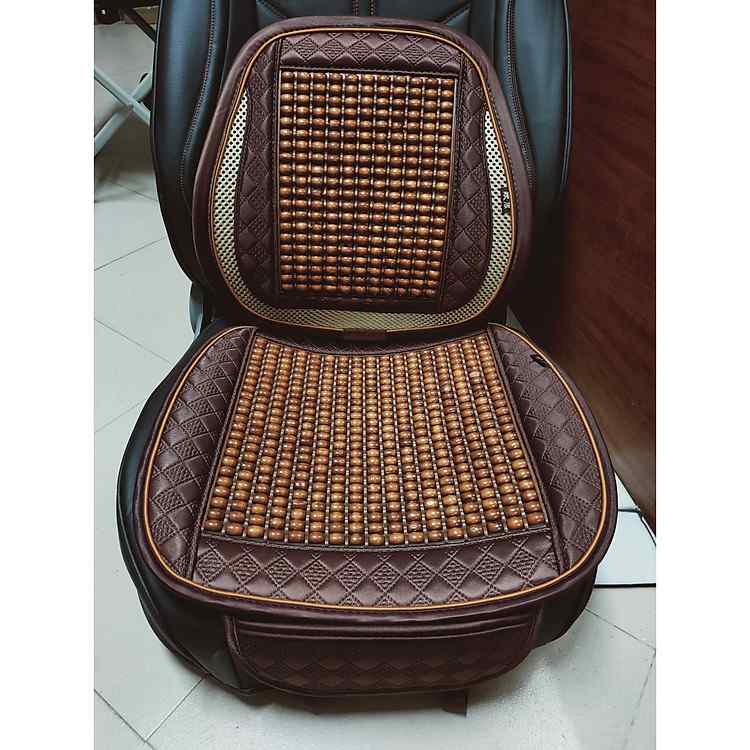 Nâng cao trải nghiệm lái xe với bộ lót ghế ô tô hạt gỗ pơ mu cao cấp hiện đại