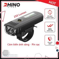 Nâng cấp xe đạp với đèn Rhino L101 siêu sáng tích hợp pin sạc và tính năng tự động thông minh