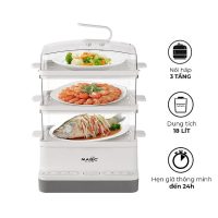 Nâng tầm nghệ thuật ẩm thực với nồi hấp điện 3 tầng Magic Eco AC-280