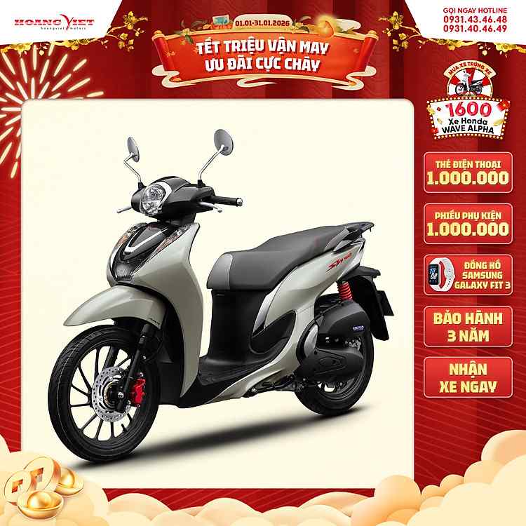 Nâng Tầm Phong Cách Sống Với Xe Máy Honda SH Mode 2024 Phiên Bản Thể Thao Đẹp