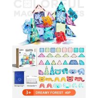 Nâng tầm tư duy logic và khả năng giải quyết vấn đề với đồ chơi xếp hình nam châm Mideer Colorful Magnetic Tiles