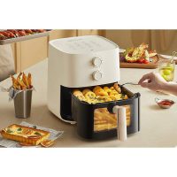 Nồi chiên không dầu Bear QZG-J15M1 công suất 1500W dung tích 5 lít hỗ trợ nấu ăn nhanh gọn sạch sẽ