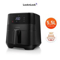 Nồi chiên không dầu LocknLock EJF284BLK chính hãng 5.5 lít giải pháp ăn sạch sống khỏe mỗi ngày