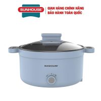 Nồi lẩu điện Sunhouse SHD4528 lòng nồi inox chống dính dung tích 3.5 lít công suất 1200W bảo hành 12 tháng