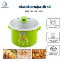 Nồi Ninh Hầm Chậm Miniin Lòng Sứ Cao Cấp 1,5L Và 2,5L Bảo Hành Chính Hãng Toàn Quốc