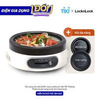 Nồi nướng lẩu 2 trong 1 LocknLock EJP544WHT 4 lít hàng chính hãng bảo hành dài hạn