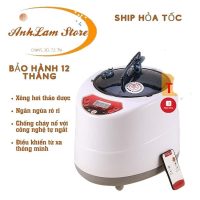 Nồi xông hơi điện mini 3L thiết kế bền đẹp tích hợp chế độ tự động ngắt an toàn cho người dùng