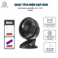 Quạt Miniin Để Bàn Tích Điện Xoay 720 Độ Tiện Lợi Cho Học Sinh Và Sinh Viên