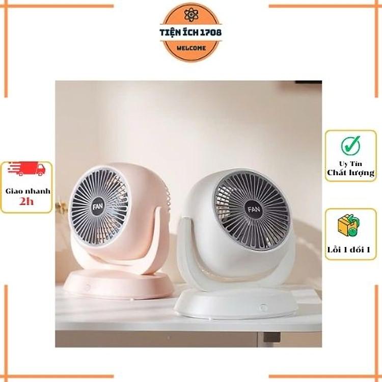 Quạt tích điện Fan F3 xoay linh hoạt 180 độ động cơ siêu êm cho giấc ngủ ngon hơn
