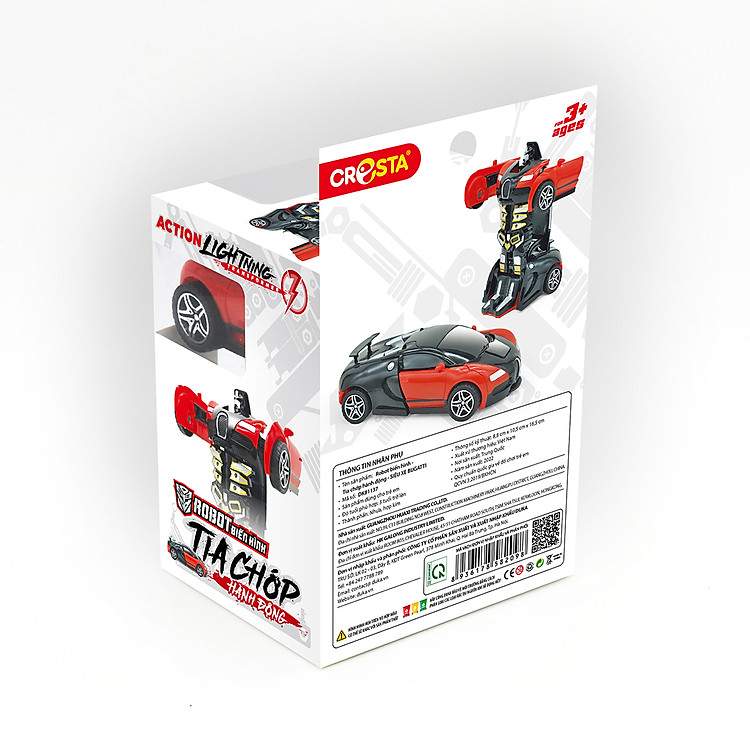 Robot Biến Hình Siêu Xe Bugatti Duka DK81137 Thúc Đẩy Trí Tưởng Tượng Bay Xa