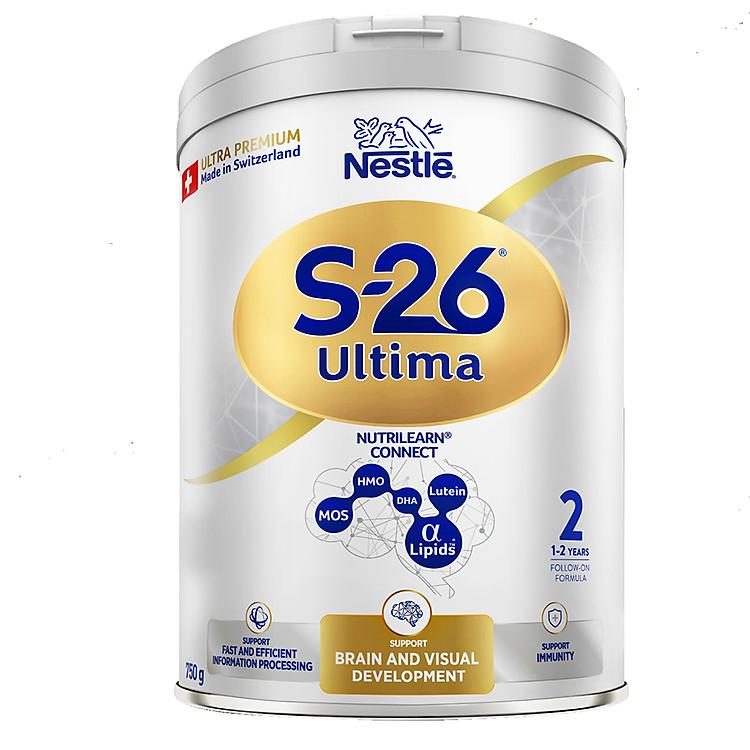 S-26 ULTIMA 2 750G sự kết hợp hoàn hảo giữa khoa học và dinh dưỡng cho bé từ 1 tuổi
