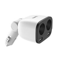 Sạc ô tô đa năng Hoco Z28 hai cổng USB 3.1A cùng hai lỗ tẩu mở rộng cho trải nghiệm tối ưu