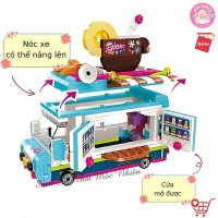 Sáng tạo cùng bộ lắp ráp Qman xe bán hàng 329 mảnh ghép phiên bản mới nhất