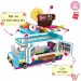 Sáng tạo cùng bộ lắp ráp Qman xe bán hàng 329 mảnh ghép phiên bản mới nhất