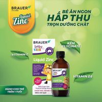Siro Brauer Úc Baby Kids Liquid Zinc Bổ Sung Kẽm Chất Lượng Cao Cho Trẻ Nhỏ