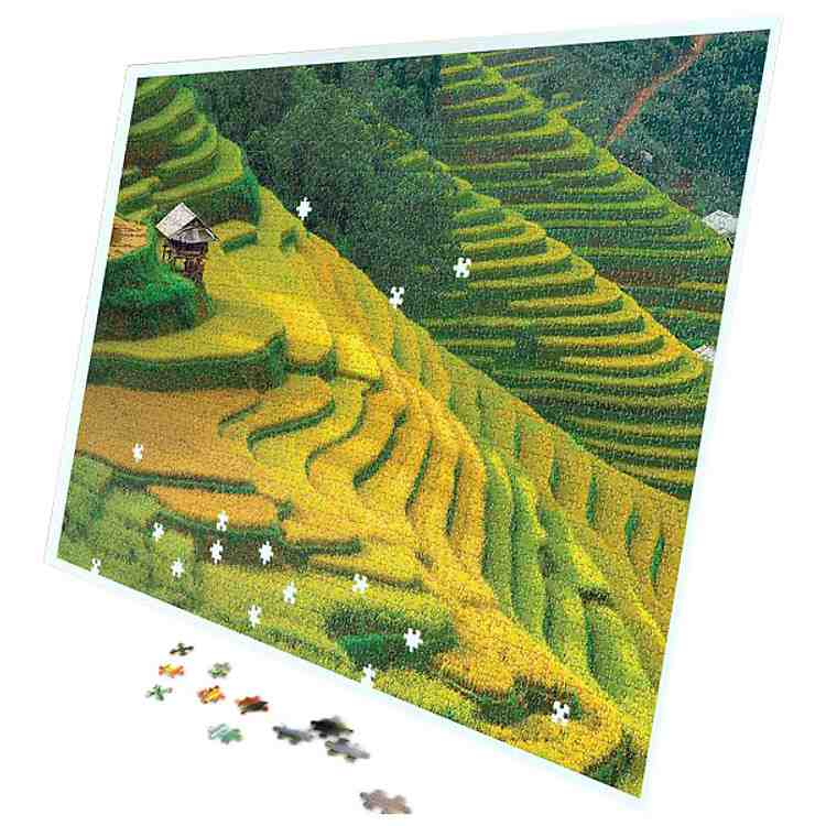 Sở Hữu Ngay Tranh Xếp Hình Ruộng Bậc Thang Mù Cang Chải 2035 Mảnh Phiên Bản Đặc Biệt
