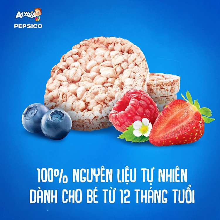Sự kết hợp hoàn hảo giữa ngũ cốc và quả mọng trong bánh ăn dặm Agusha cho bé