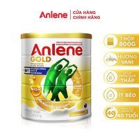Sữa bột Anlene Gold hương Vanilla 800g bao bì mới chính hãng dinh dưỡng chuẩn cho người Việt