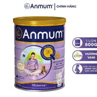 Sữa bột cho mẹ bầu Anmum Materna hương Vanilla 800g người bạn đồng hành tin cậy trong hành trình làm mẹ