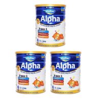 Sữa bột Dielac Alpha 1 combo 3 hộp 900g đồng hành cùng bé trong giai đoạn 0-6 tháng