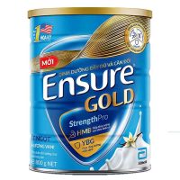 Sữa bột Ensure Gold hương vani ít ngọt 800g chăm sóc sức khỏe chủ động cho cả gia đình