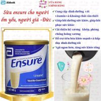 Sữa bột Ensure Vanilla Geschmask 400g hỗ trợ duy trì sức khỏe bền bỉ cho người lớn