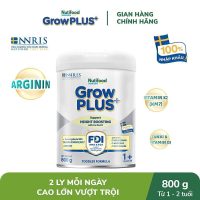 Sữa bột Nutifood GrowPLUS+ 800g công thức đột phá giúp trẻ trên 1 tuổi cao lớn vượt trội