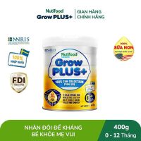Sữa bột Nutifood GrowPLUS+ Sữa Non lon 400g chính hãng giá tốt cho mẹ và bé