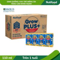 Sữa bột pha sẵn GrowPLUS+ Xanh 110ml cung cấp năng lượng dồi dào cho trẻ tăng cân vượt trội