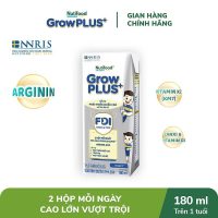 Sữa Bột Pha Sẵn Nutifood GrowPLUS+ 180ml Thùng 24 Hộp Tối Ưu Hóa Khả Năng Phát Triển Chiều Cao