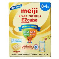 Sữa công thức dạng thanh Meiji Ezcube 540g sự lựa chọn tin cậy cho bé từ 0-1 tuổi