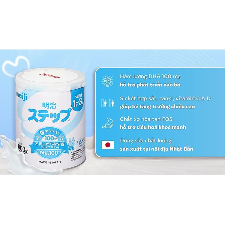 Sữa Meiji số 9 800g nội địa Nhật sự lựa chọn hoàn hảo cho sức khỏe của bé yêu