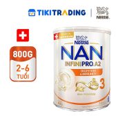 Sữa NAN INFINIPRO A2 số 3 nhập khẩu Thụy Sĩ với đạm quý A2 và phức hợp 6HMO 800g