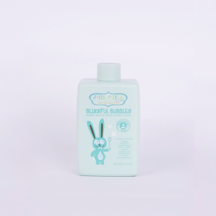Sữa tắm bong bóng Jack N' Jill màu xanh 300ml tạo niềm vui cho bé mỗi khi tắm
