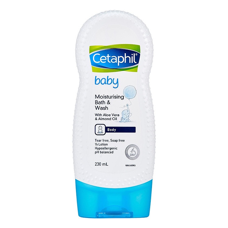 Sữa tắm Cetaphil Baby 230ml sự kết hợp hoàn hảo giữa làm sạch và dưỡng ẩm cho trẻ