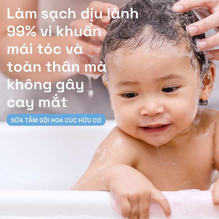 Sữa tắm gội Cetaphil Baby Organic Calendula bảo vệ bé khỏi các tác nhân gây kích ứng da