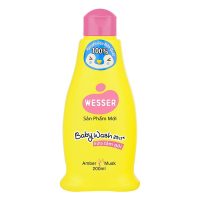 Sữa tắm gội đa năng Wesser 2in1 hồng hương hổ phách xạ hương 200ml chất lượng hàng đầu
