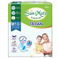 Tã Dán Người Lớn SunMate G2 Size M10 Combo 2 Gói Mang Lại Cảm Giác Tự Tin