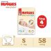 Tã dán sơ sinh Huggies Skin Perfect S 54+4 miếng bề mặt 3D siêu mềm mại và thoáng khí