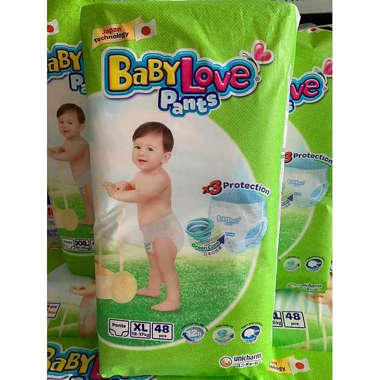 Tã quần Baby Love chính hãng sự lựa chọn hoàn hảo đủ size M48 L48 XL48 XXL48