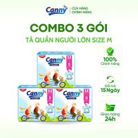 Tã quần Canny siêu thấm hút kháng khuẩn combo 3 gói mang lại sự thoải mái tự tin mỗi ngày