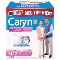 Tã quần Caryn mỏng nhẹ size M32 là người bạn đồng hành tin cậy cho người già