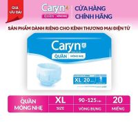 Tã quần Caryn mỏng nhẹ XL20 miếng lựa chọn hàng đầu cho người già tự đi lại