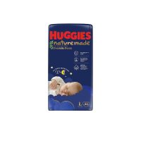 Tã quần Huggies Naturemade ban đêm size L 44 miếng giải pháp khô thoáng cả đêm